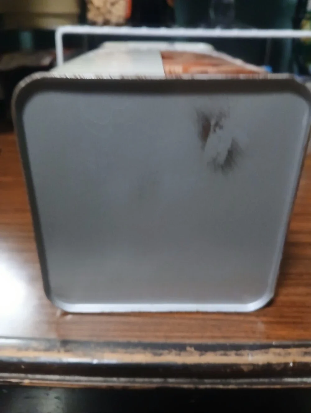 Vintage Metal Premium Cracker Container